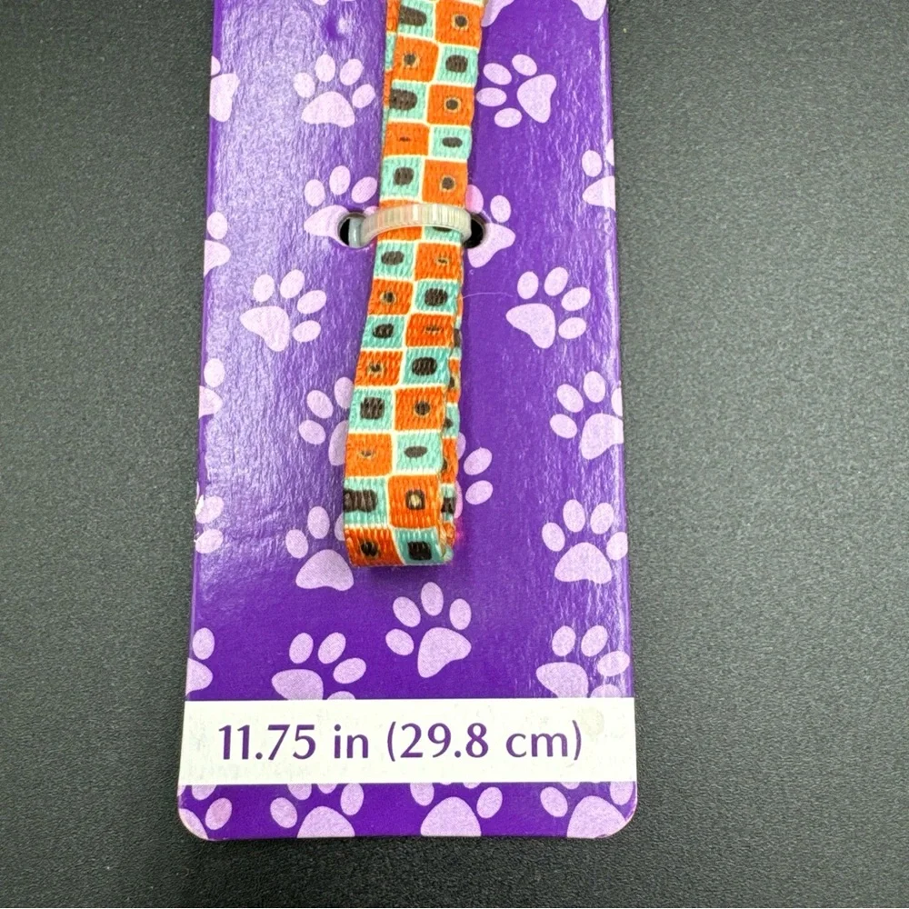 New Everpet Fashion Cat Collar Adjustable Fit 11.75” With Bell